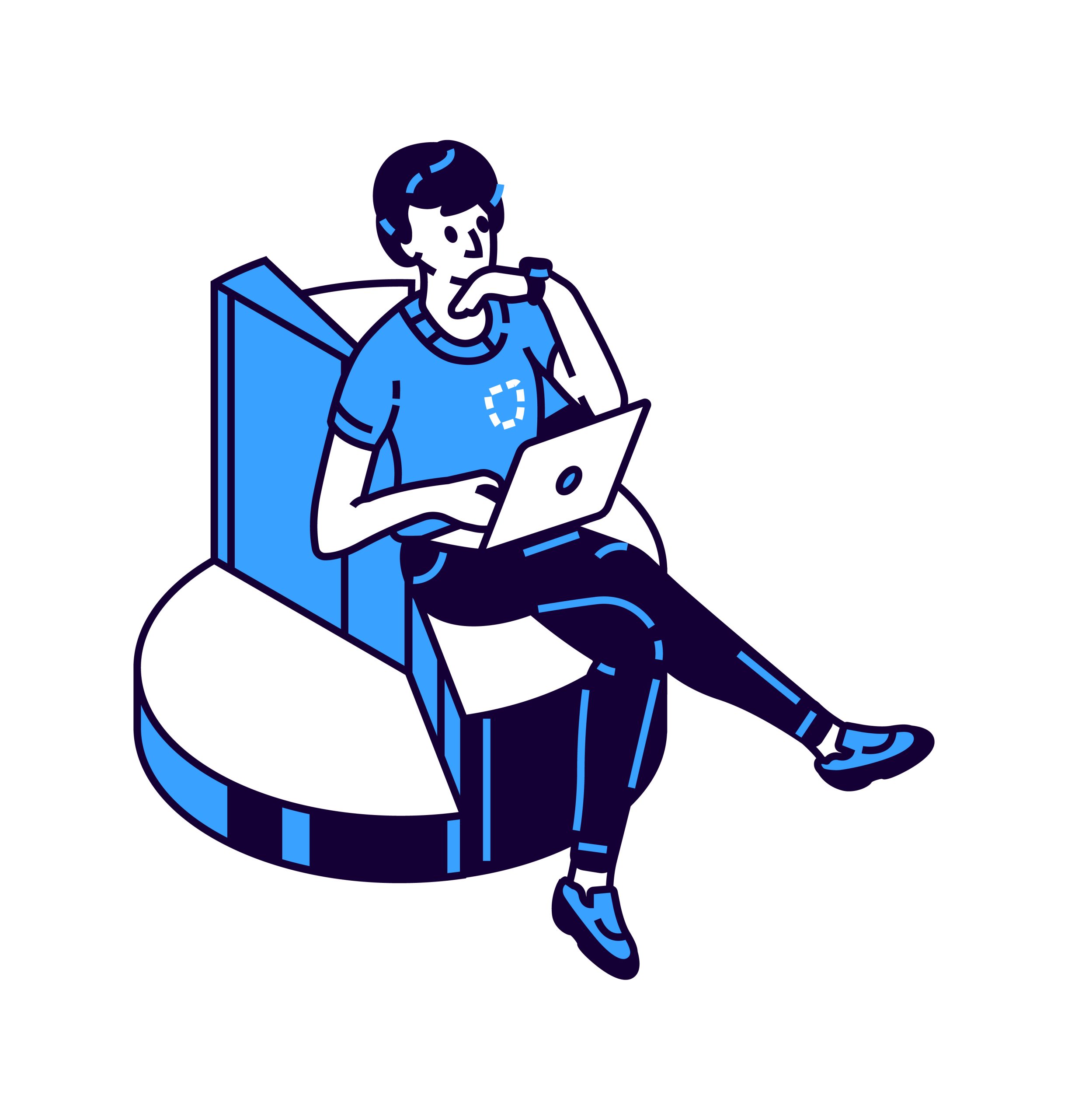 graph, pie chart isometric vector icon